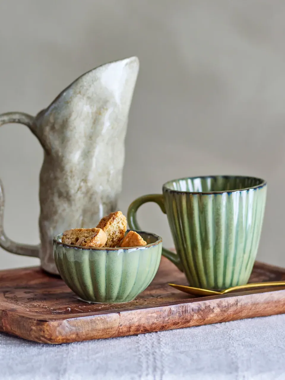 Breakfast Bowls^Bloomingville Latina bowl Ø12 cm, Light Green