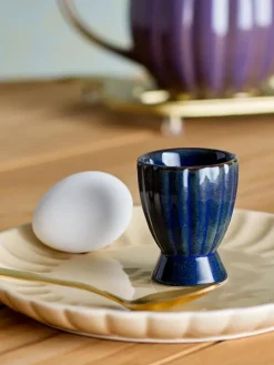 Egg Cups^Bloomingville Latina egg cup, Blue