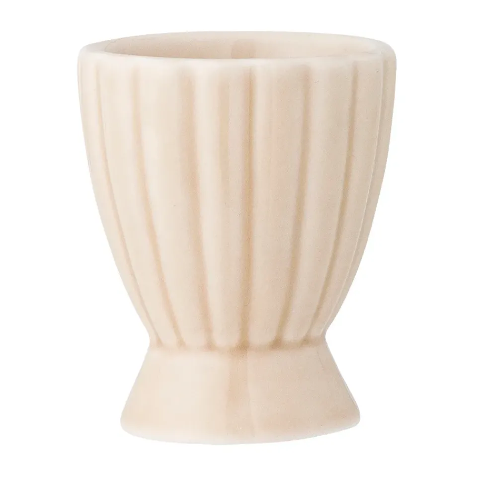 Egg Cups^Bloomingville Latina egg cup, Nature White