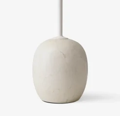 New &Tradition Lato side table LN8, Ivory -Crema diva marble White