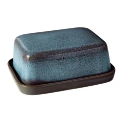 Butter Dishes^Villeroy & Boch Lave butter dish 14.5x11.5 cm, Lave glace Blue