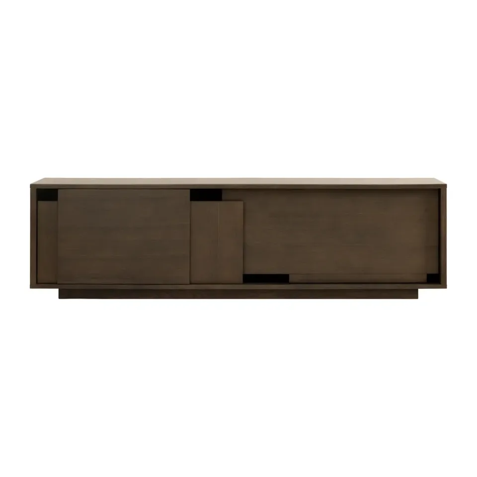 Clearance Design House Stockholm Layer sideboard, Dark oak, 180x51 cm Brown