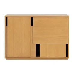 Outlet Design House Stockholm Layer sideboard, Oak, 120x82 cm Beige