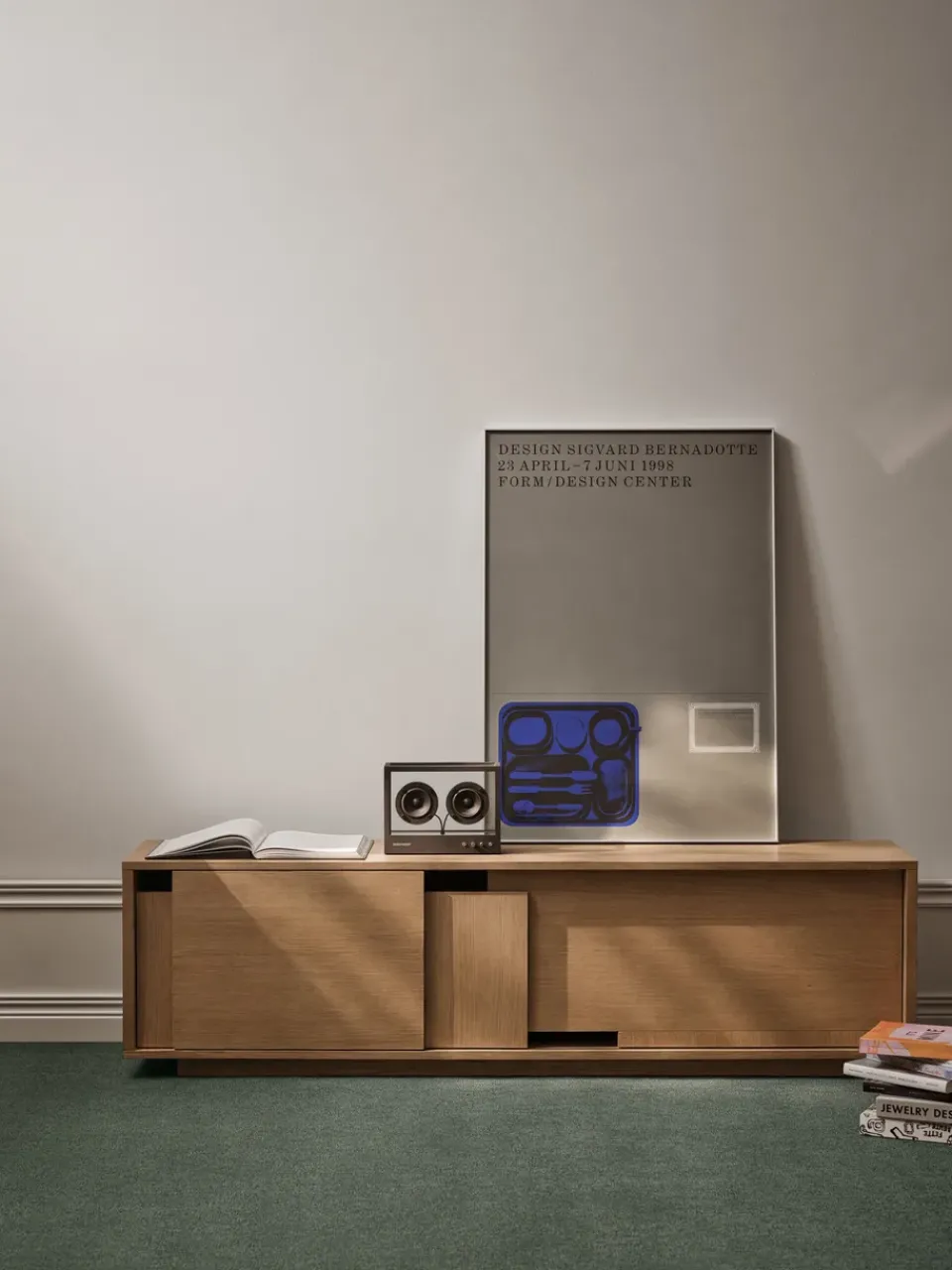 T.V & Media Units|T.V & Media Units^Design House Stockholm Layer sideboard, Oak, 180x51 cm Beige