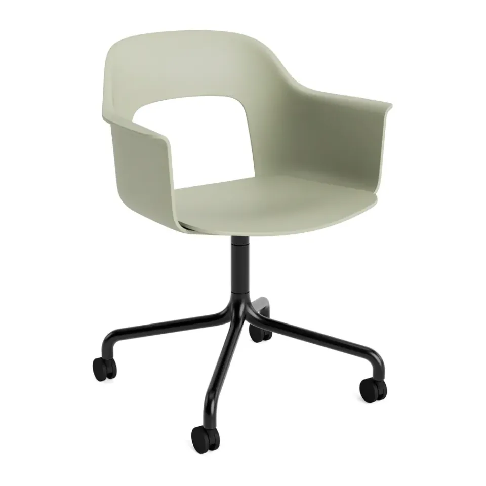 Office Chairs^HAY Layout Armchair 261 chair, Bottle -black Green