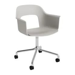 Office Chairs^HAY Layout Armchair 261 chair, Sky -polished aluminium Grey