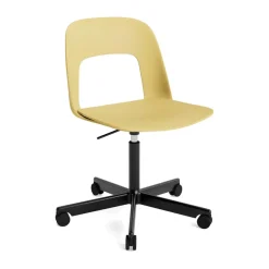 Best HAY Layout Chair 141 chair, Biscotti-black Yellow