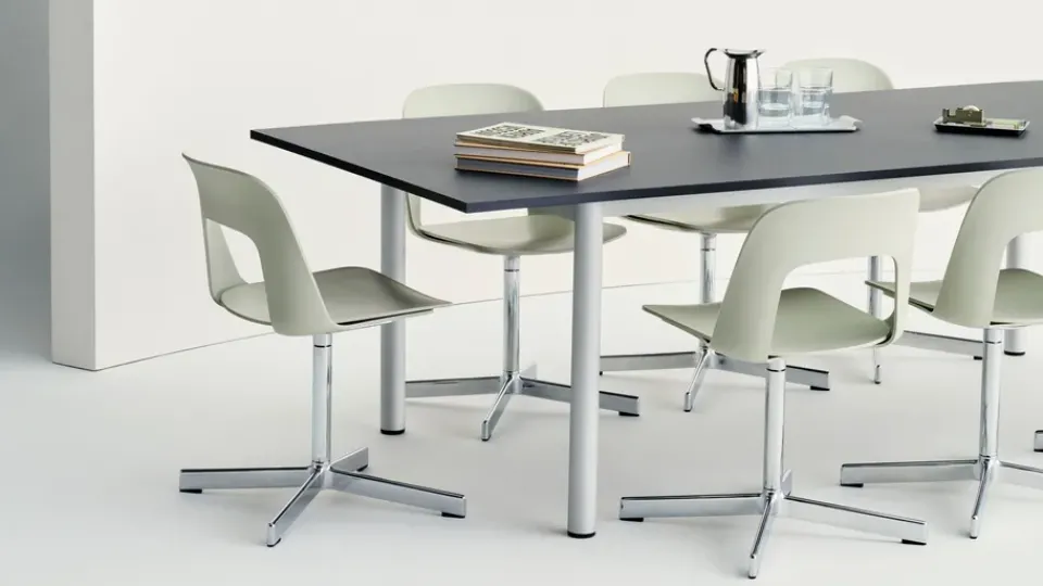 Best HAY Layout Chair 131 chair, -polished aluminium Black