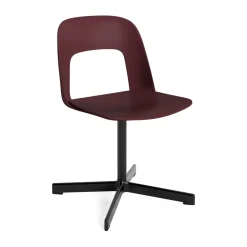 Office Chairs^HAY Layout Chair 131 chair, Bordeaux-black Red