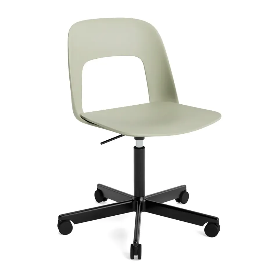 Office Chairs^HAY Layout Chair 141 chair, Bottle -black Green