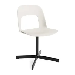 Best HAY Layout Chair 131 chair, Cream -black White