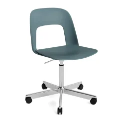 Best HAY Layout Chair 141 chair, Ocean-polished aluminium Blue