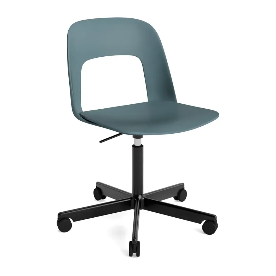 New HAY Layout Chair 141 chair, Ocean-black Blue