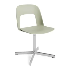 Discount HAY Layout Chair 131 chair, Pastel -polished aluminium Green