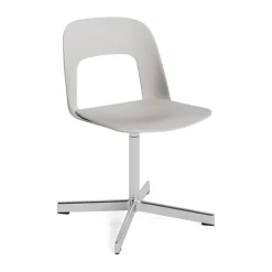 Office Chairs^HAY Layout Chair 131 chair, Sky -polished aluminium Grey