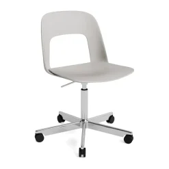 Office Chairs^HAY Layout Chair 141 chair, Sky -polished aluminium Grey