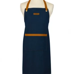 Aprons^Le Creuset apron, Denim Blue