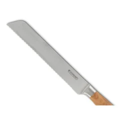 Sale Le Creuset bread knife with olive wood handle, 20 cm Beige
