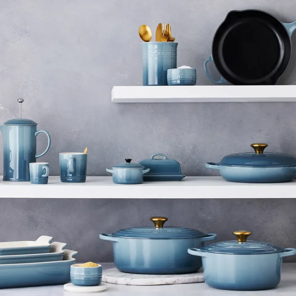 Coffee Presses & Makers^Le Creuset coffee press 1 L, Chambray Blue