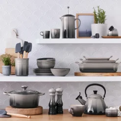 Coffee Presses & Makers^Le Creuset coffee press 1 L, Flint BlackGrey