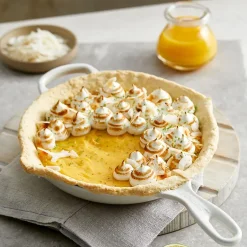 Discount Le Creuset deep frying pan cast iron handle 26 cm, Meringue Beige