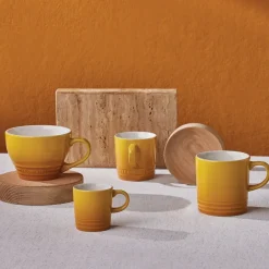 Glögg & Mulled Wine Mugs|Espresso Cups^Le Creuset espresso cup 10 cl, Nectar YellowOrange