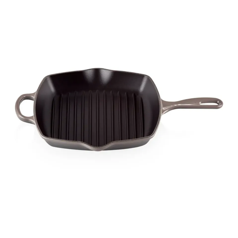 Hot Le Creuset grill pan 26 cm, Flint BlackGrey