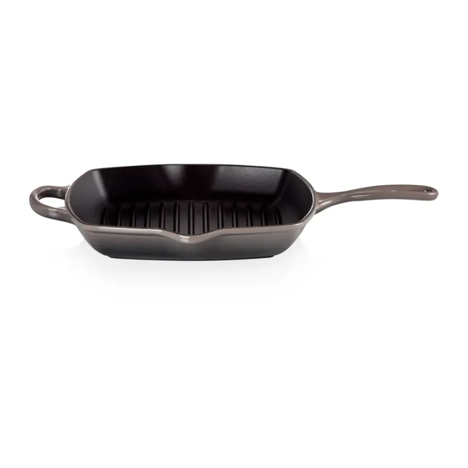 Hot Le Creuset grill pan 26 cm, Flint BlackGrey