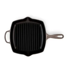 Hot Le Creuset grill pan 26 cm, Flint BlackGrey