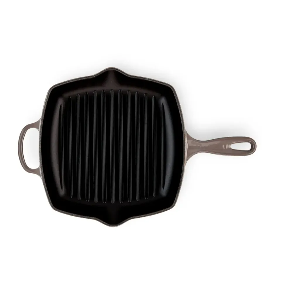 Hot Le Creuset grill pan 26 cm, Flint BlackGrey
