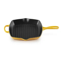 Grill & Griddle Pans|Cast Iron Pans^Le Creuset grill pan 26 cm, Nectar YellowOrange