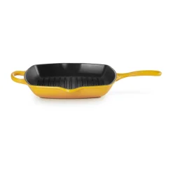Grill & Griddle Pans|Cast Iron Pans^Le Creuset grill pan 26 cm, Nectar YellowOrange