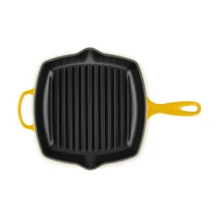 Grill & Griddle Pans|Cast Iron Pans^Le Creuset grill pan 26 cm, Nectar YellowOrange