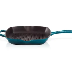Outlet Le Creuset grill pan 26 cm, Deep Teal Turquoise