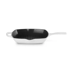 Grill & Griddle Pans|Cast Iron Pans^Le Creuset grill pan 26 cm, White BlackWhite