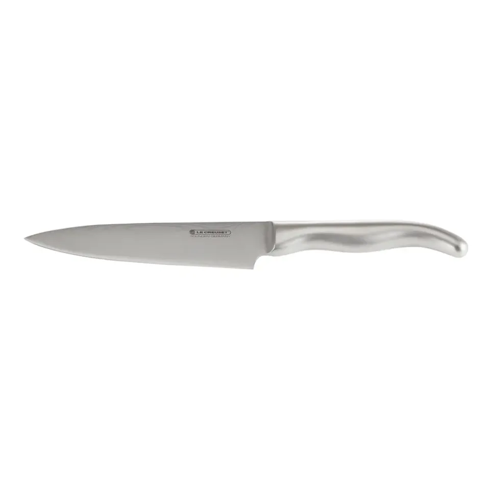Hot Le Creuset knife with steel handle, 15 cm Silver-coloured