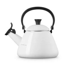 Le Creuset Kone kettle with whistle, White