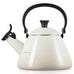 Coffee Presses & Makers^Le Creuset Kone kettle with whistle, Meringue Beige