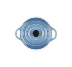 Oven Dishes^Le Creuset mini casserole 10 cm, Chambray Blue