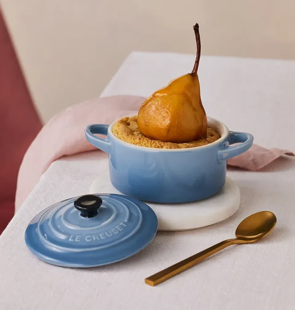 Oven Dishes^Le Creuset mini casserole 10 cm, Chambray Blue