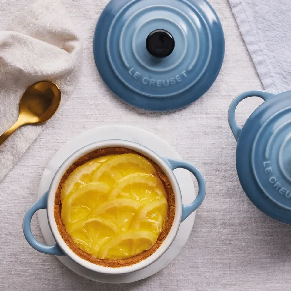 Oven Dishes^Le Creuset mini casserole 10 cm, Chambray Blue