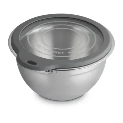 Outlet Le Creuset mixing bowl with glass lid, 19 cm Silver-coloured