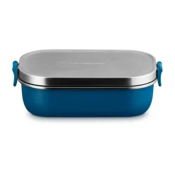 Best Le Creuset On The Go lunch box 0.9 L, Deep Teal Blue