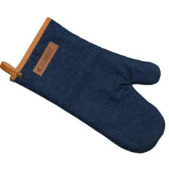 Oven Mitts, Gloves & Pot Holders^Le Creuset oven glove, Denim Blue