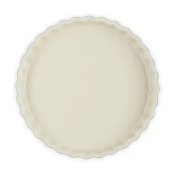 Round Flat Oven & Flan Dishes^Le Creuset pie dish 28 cm, Flint BlackGrey