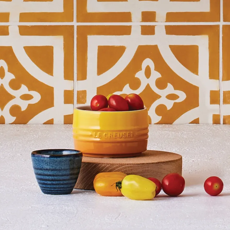 Discount Le Creuset ramekin stackable, Nectar YellowOrange