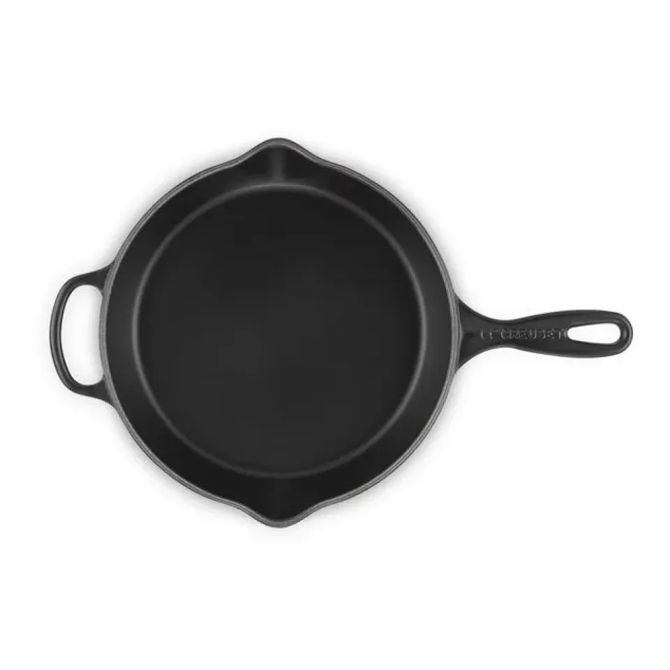 Cast Iron Pans^Le Creuset Signature deep frying pan Ø26 cm, Matte Black