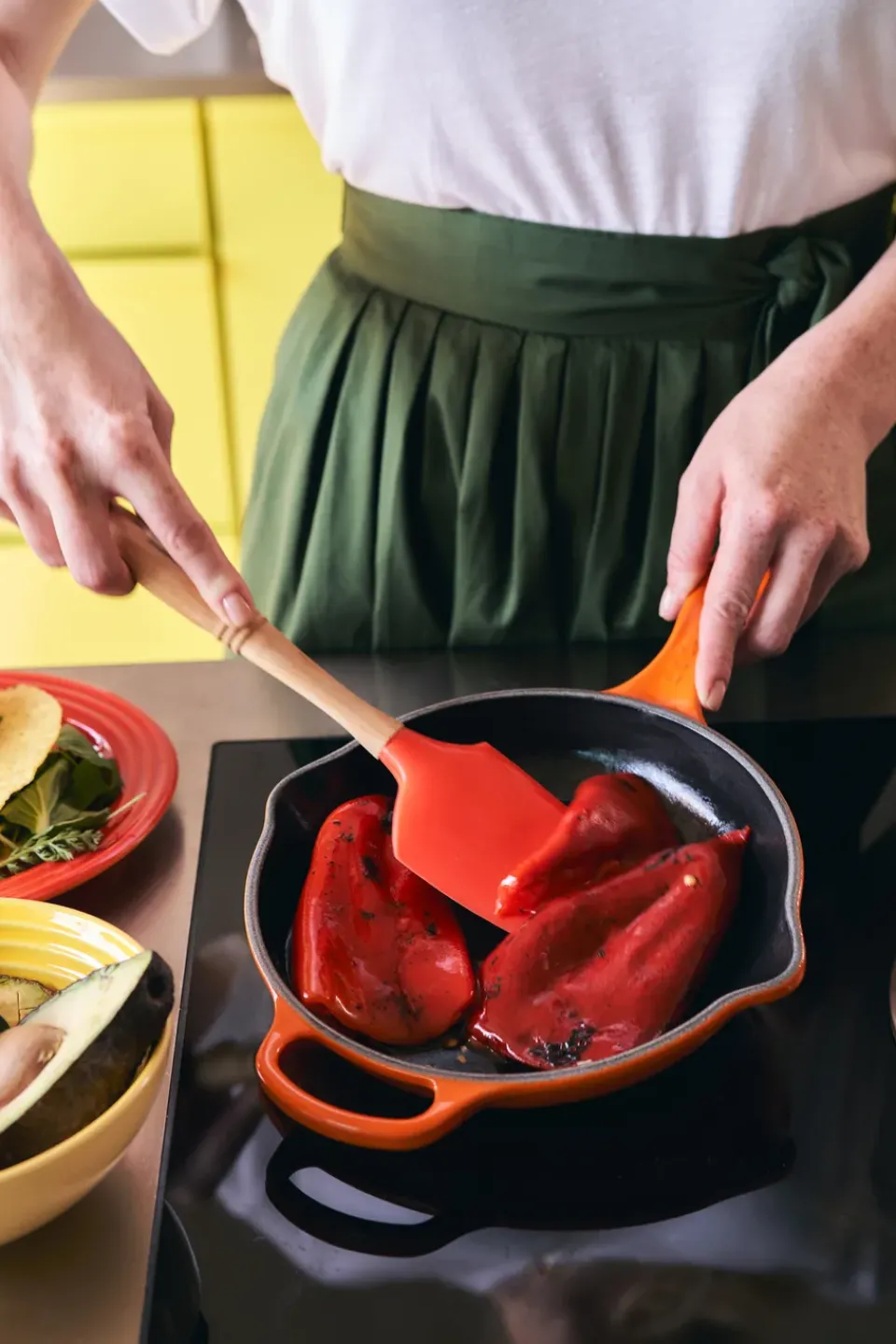 Online Le Creuset Signature frying pan Ø23 cm, Volcanic Orange