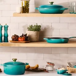 Cast Iron Pans^Le Creuset Signature frying pan Ø23 cm, Bleu Riviera Blue
