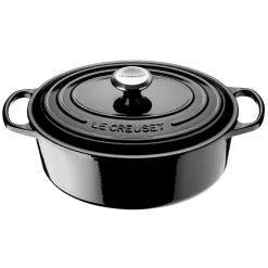 Best Le Creuset Signature oval casserole 4.1 l, Black